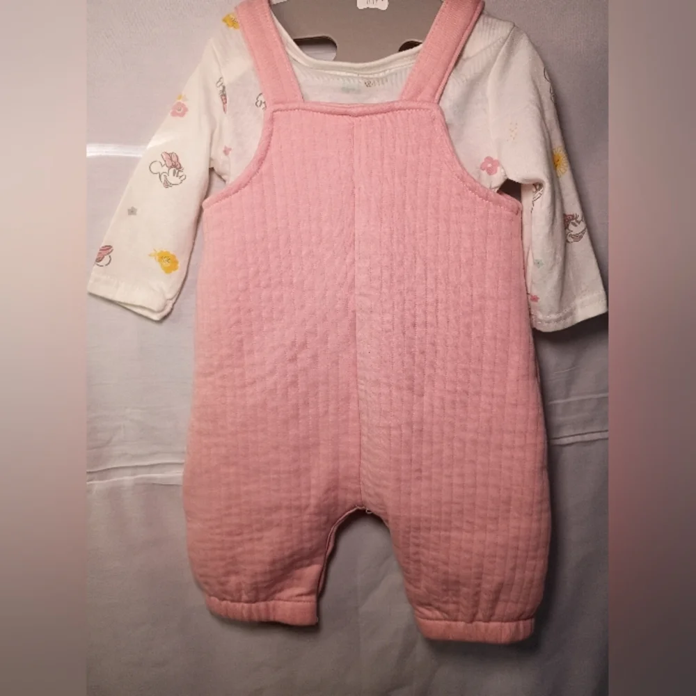 Disney Pink Minnie Mouse Overalls for Kids
